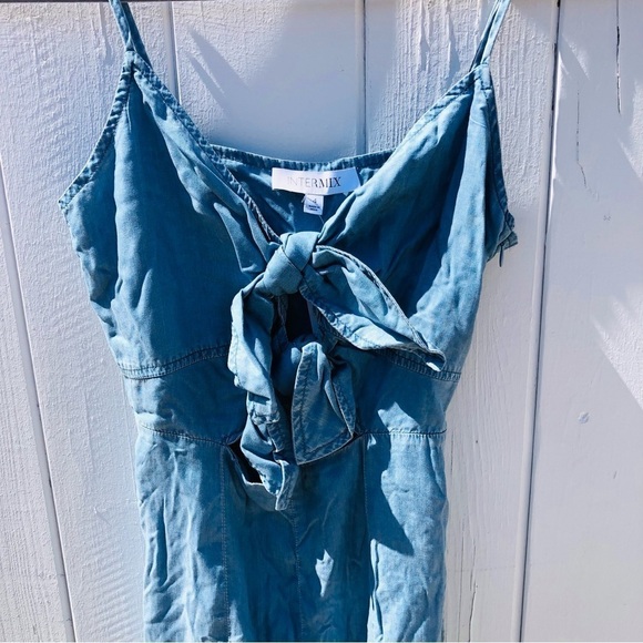 Intermix Tara Double Tie Open Detail Jumpsuit size 4 NWT - Picture 3 of 8